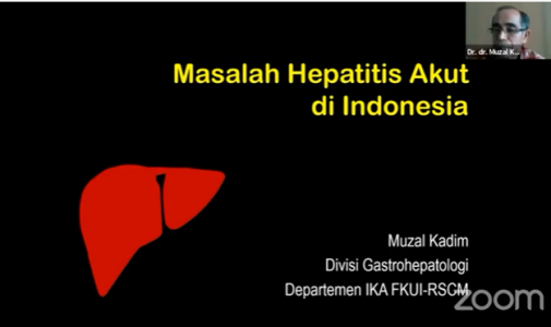 FPH UI Helds Online Seminar on Mysterious Acute Hepatitis in Children, How is the Health Service System Prepared?