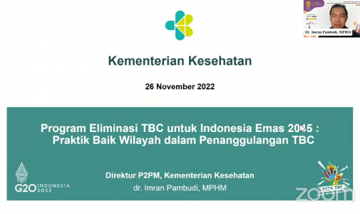 FPH UI Online Seminar Series 19, Towards Golden Indonesia 2045: Creating a Superior Generation Free of Tuberculosis