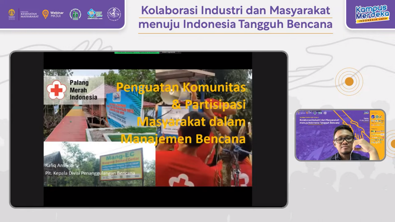 Seminar Online Fkm Ui Bahas Kolaborasi Industri Dan Masyarakat Menuju Indonesia Tangguh Bencana 0828