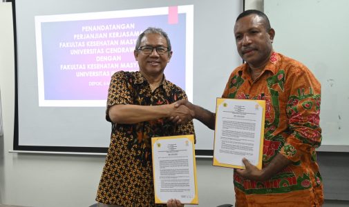 FPH UI Signs Cooperation Agreement in the Tri Dharma Sector of Higher Education with FPH Cenderawasih University
